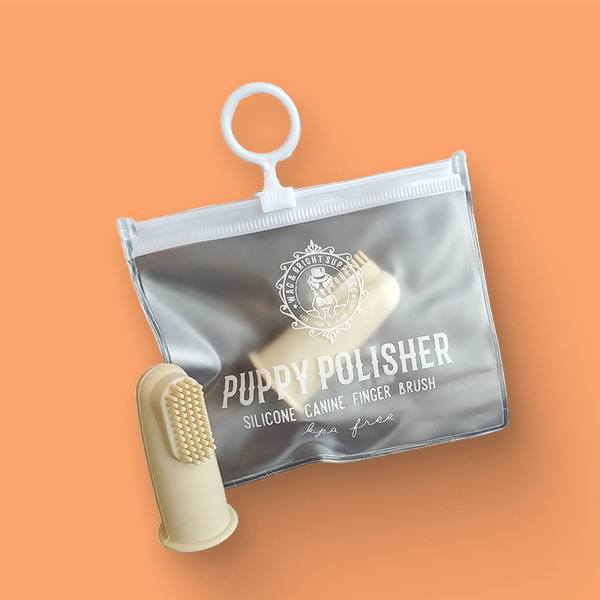 Puppy Polisher Silicone BPA Free Finger Brush