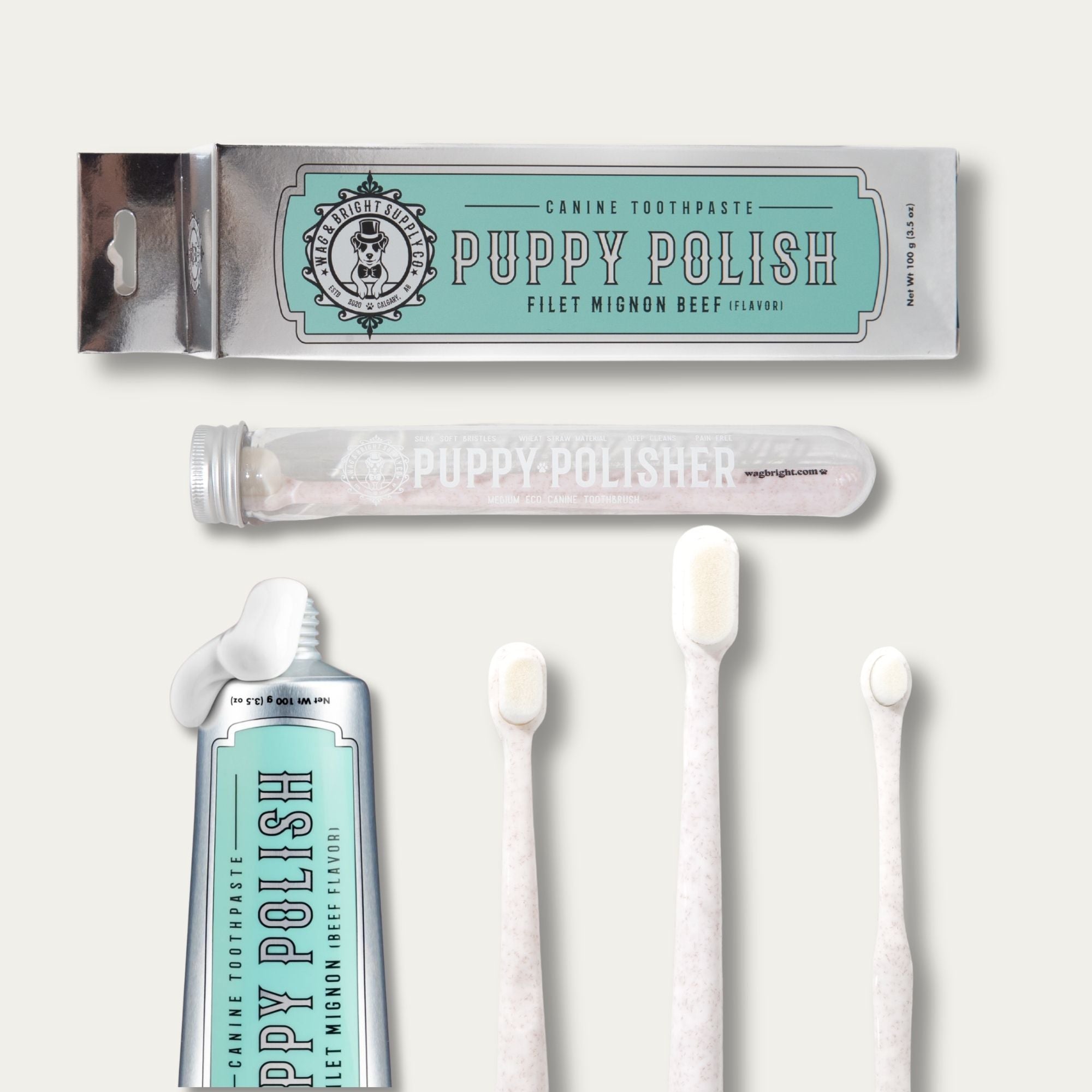 Puppy Polisher Toothpaste Bundle USA